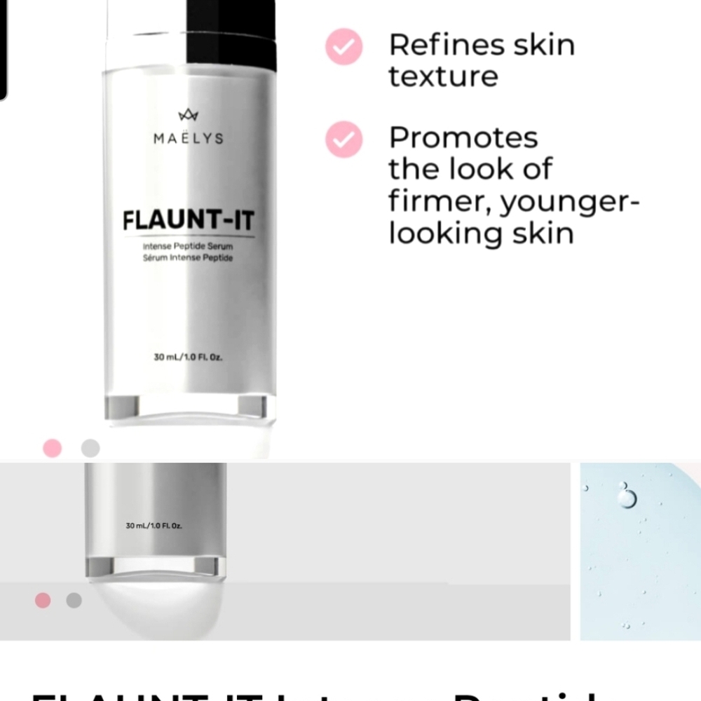 Maelys Flaunt-It Intense Peptide Serum, Never Used!!!